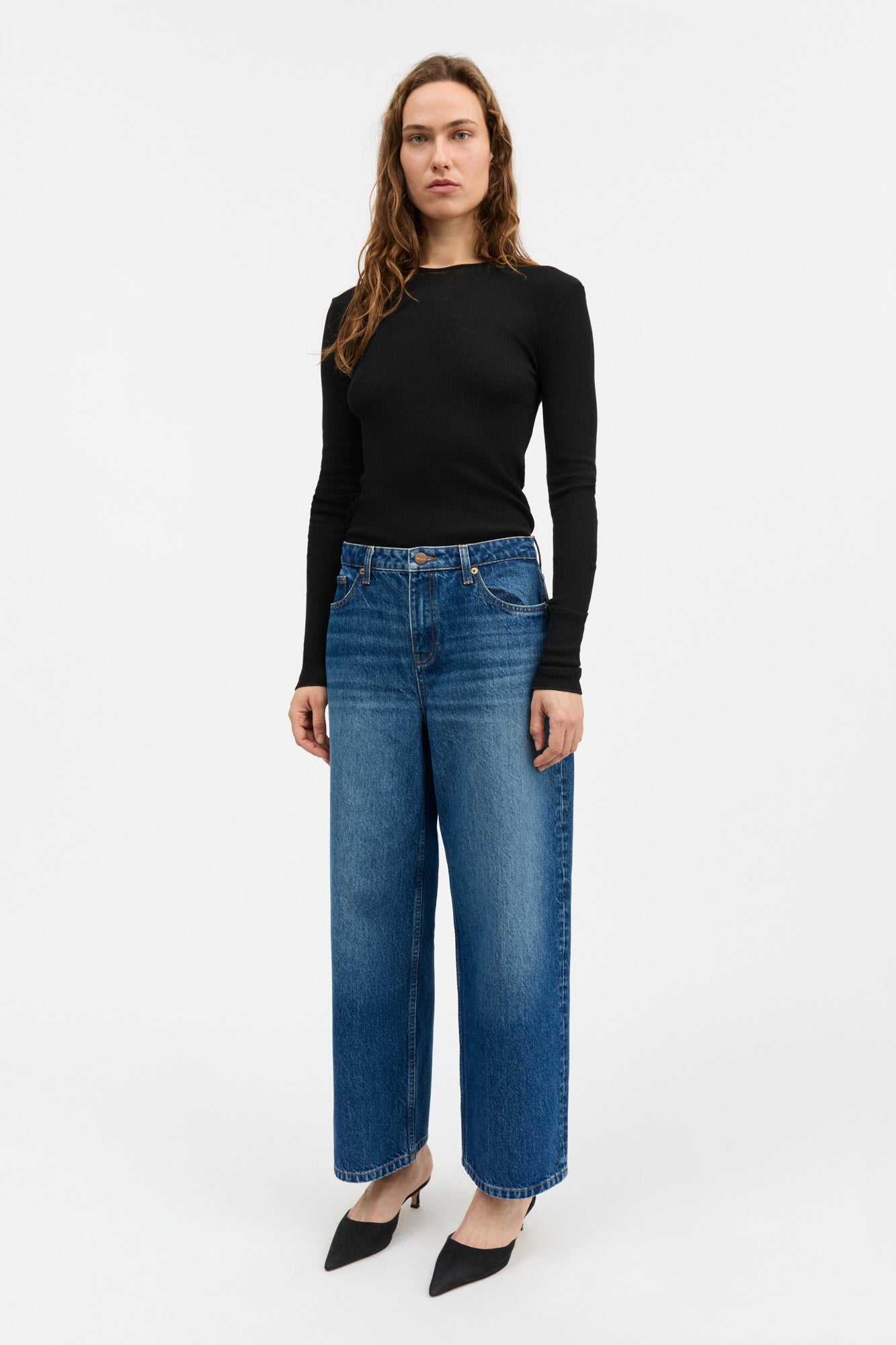 Skall Studio Taylor cropped jeans Jeans Vintage washed blue